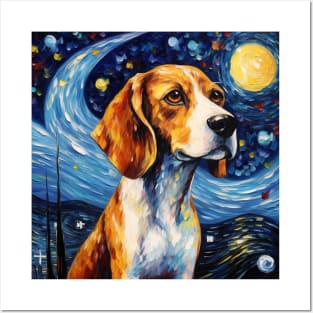 Beagle Painting Posters and Art